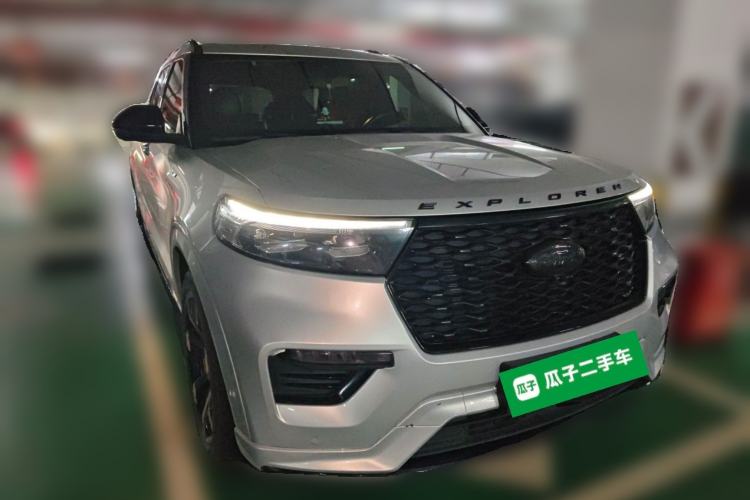 Used Ford Explorer 2020 EcoBoost 285 4x4 Sport Edition ST-LINE 6-Seater Front Right 45 Deg