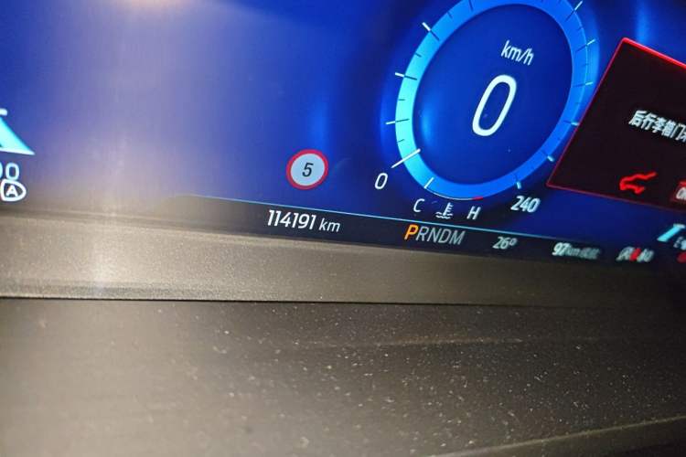 Used Ford Explorer 2020 EcoBoost 285 4x4 Sport Edition ST-LINE 6-Seater Odometer Close Up