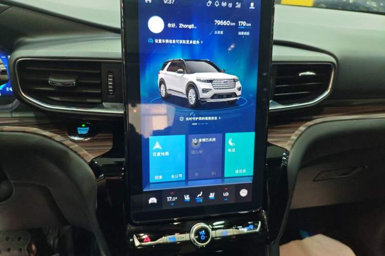 Used Ford Explorer 2020 EcoBoost 285 4x4 Titanium Edition 6 Seats Audio And AC Panel
