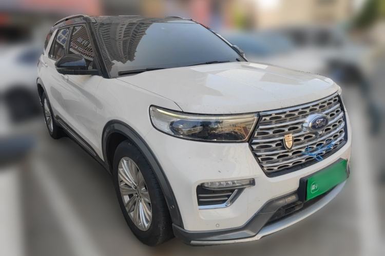 Used Ford Explorer 2020 EcoBoost 285 4x4 Titanium Edition 6 Seats Front Right 45 Deg
