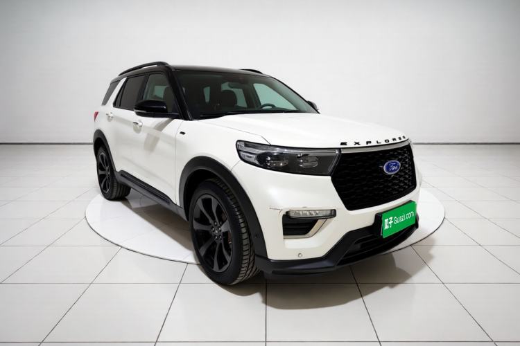 Used Ford Explorer 2020 EcoBoost 285 Four-Wheel Drive Sport Edition ST-LINE 7-Seater Front Right 45 Deg