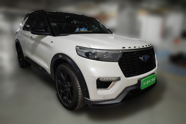 Used Ford Explorer 2020 EcoBoost 285 Four-Wheel Drive Sport Edition ST-LINE 7-Seater Front Right 45 Deg