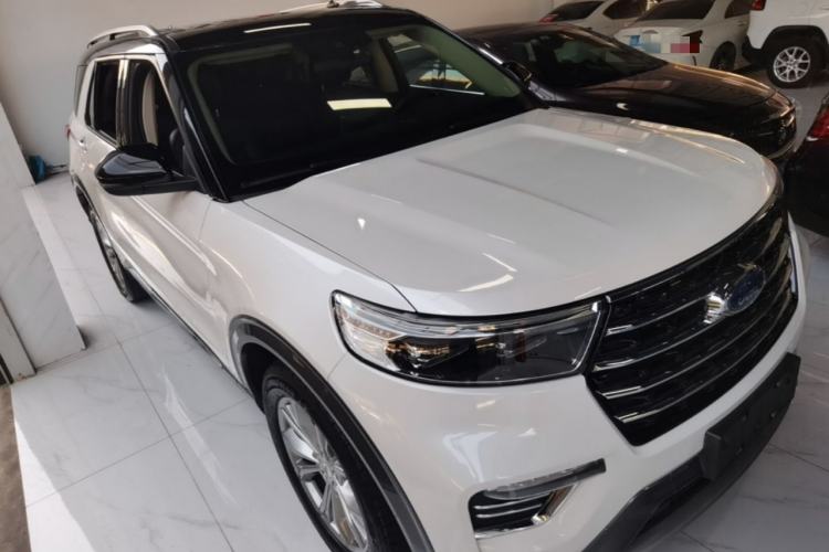 Used Ford Explorer 2020 EcoBoost 285 Four-Wheel Drive Trend Edition 6 Seats Front Right 45 Deg