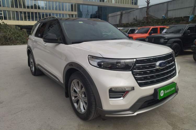 Used Ford Explorer 2020 EcoBoost 285 Rear-Drive Trend Edition 6 Seats Front Right 45 Deg