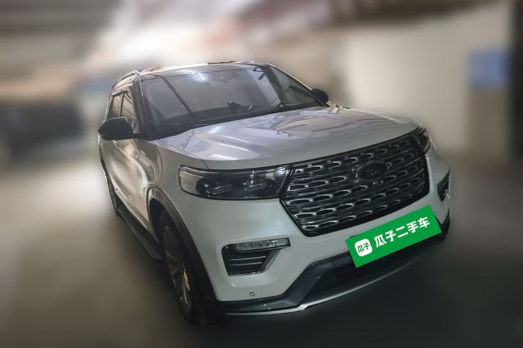 Used Ford Explorer 2020 EcoBoost 285 4x4 Titanium Edition 7-Seater Front Right 45 Deg