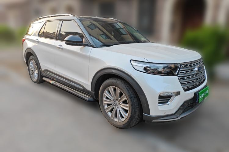 Used Ford Explorer 2020 EcoBoost 285 4x4 Titanium Edition 6 Seats Front Right 45 Deg