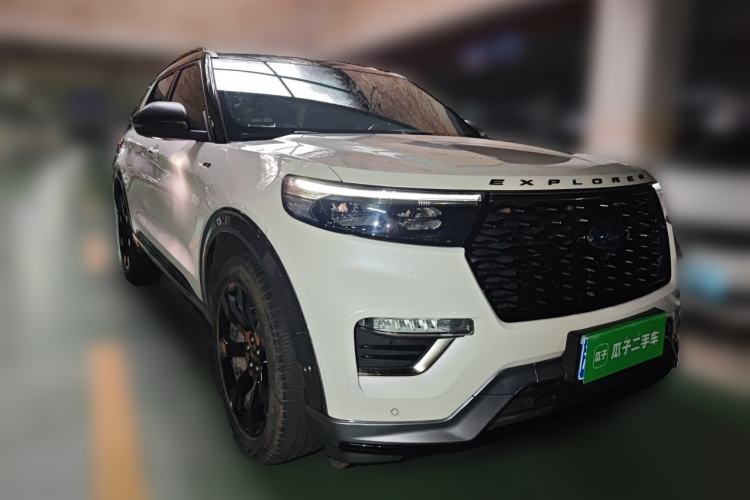 Used Ford Explorer 2020 EcoBoost 285 4x4 Sport Edition ST-LINE 6-Seater Front Right 45 Deg