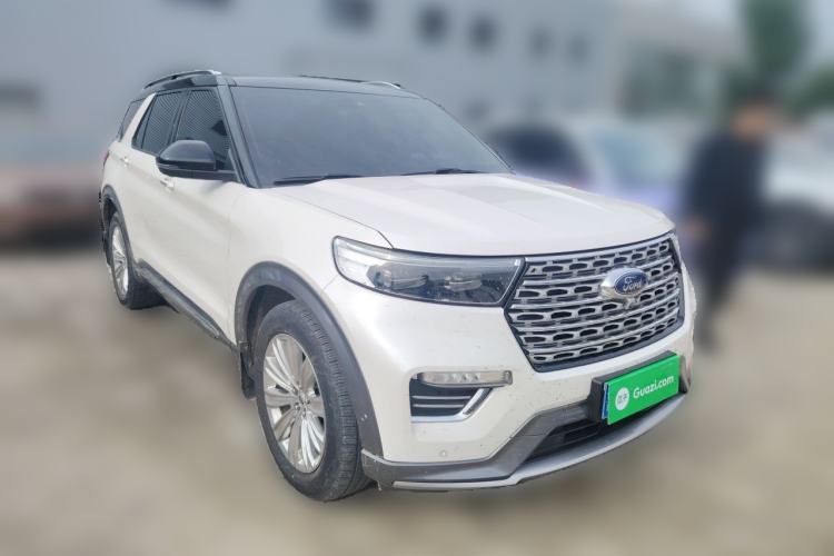 Used Ford Explorer 2020 EcoBoost 285 4x4 Titanium Edition 7-Seater Front Right 45 Deg