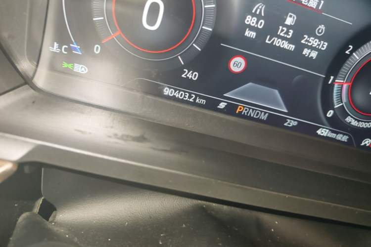 Used Ford Explorer 2020 EcoBoost 285 4x4 Titanium Edition 7-Seater Odometer Close Up