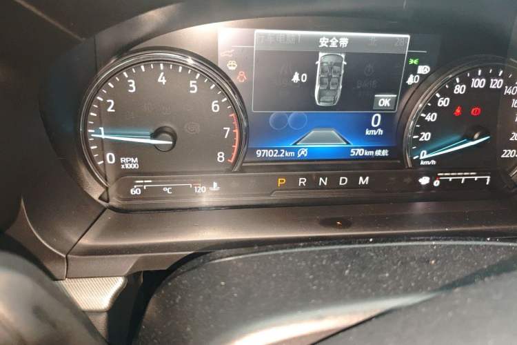 Used Ford Explorer 2020 EcoBoost 285 Rear-Drive Trend Edition 6 Seats Odometer Close Up