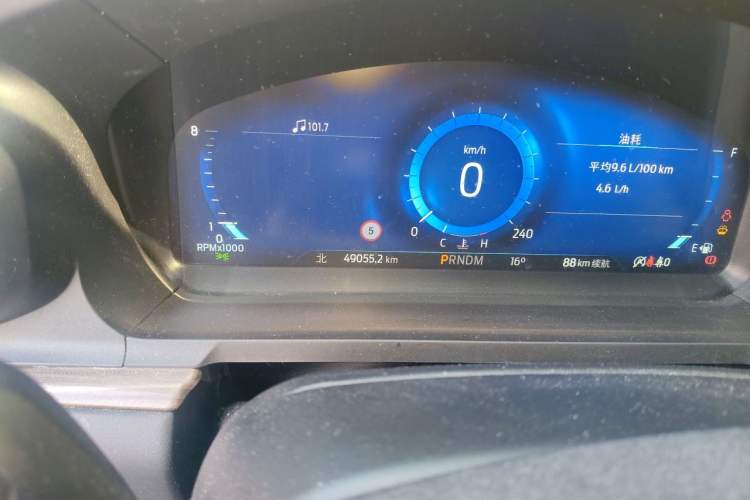 Used Ford Explorer 2020 EcoBoost 285 4x4 Titanium Edition 7-Seater Odometer Close Up