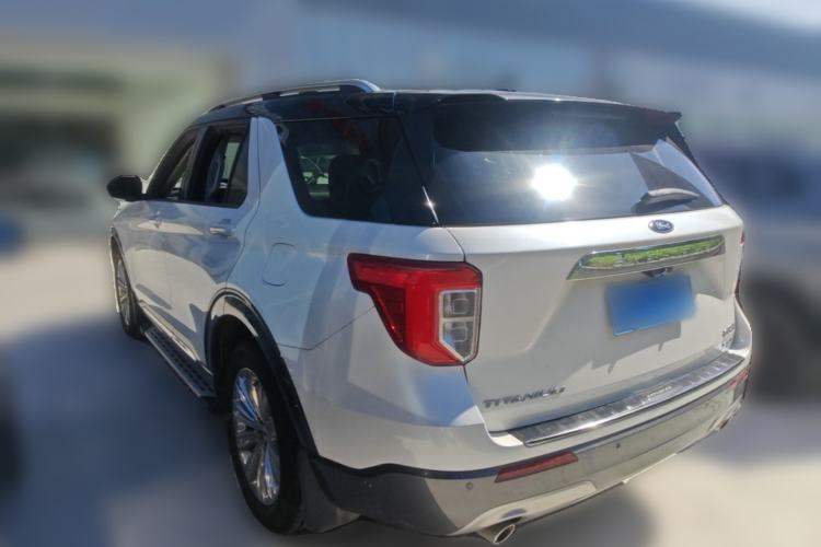 Used Ford Explorer 2020 EcoBoost 285 4x4 Titanium Edition 7-Seater Rear Left 45 Deg