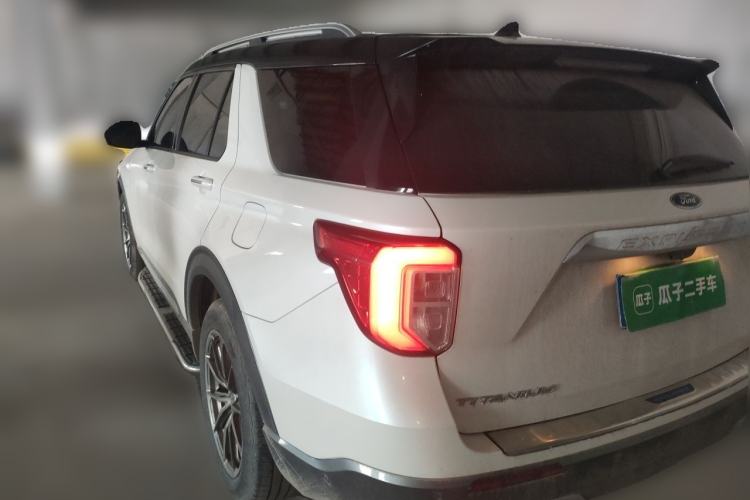 Used Ford Explorer 2020 EcoBoost 285 4x4 Titanium Edition 7-Seater Rear Left 45 Deg