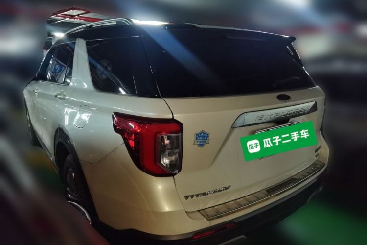 Used Ford Explorer 2020 EcoBoost 285 4x4 Titanium Edition 7-Seater Rear Left 45 Deg