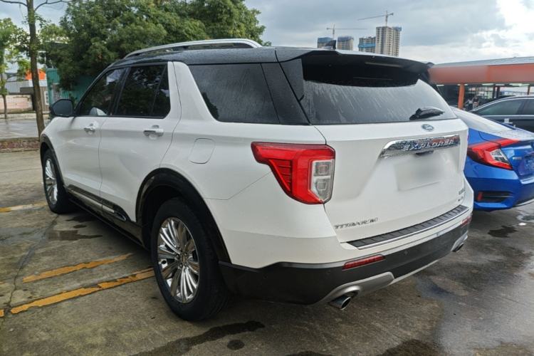 Used Ford Explorer 2020 EcoBoost 285 4x4 Titanium Edition 6 Seats Rear Left 45 Deg