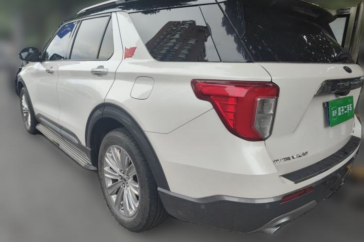 Used Ford Explorer 2020 EcoBoost 285 4x4 Titanium Edition 7-Seater Rear Left 45 Deg