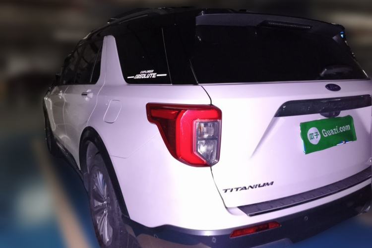 Used Ford Explorer 2020 EcoBoost 285 4x4 Titanium Edition 7-Seater Rear Left 45 Deg