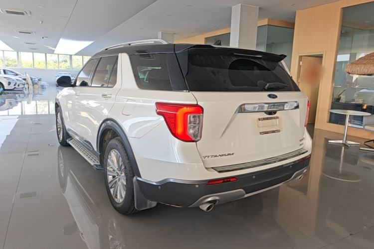 Used Ford Explorer 2020 EcoBoost 285 4x4 Titanium Edition 7-Seater Rear Left 45 Deg