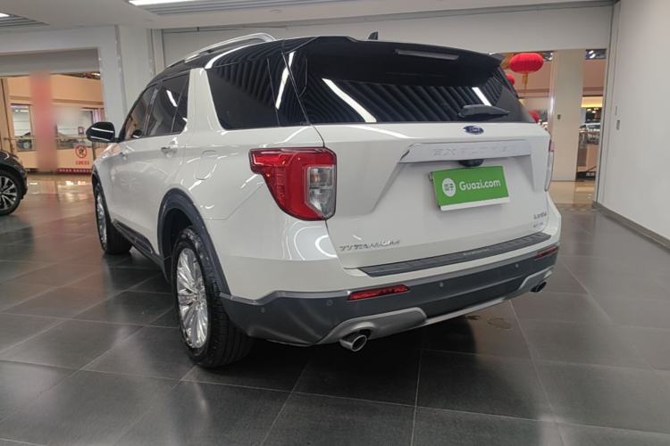 Used Ford Explorer 2020 EcoBoost 285 4x4 Titanium Edition 7-Seater Rear Left 45 Deg