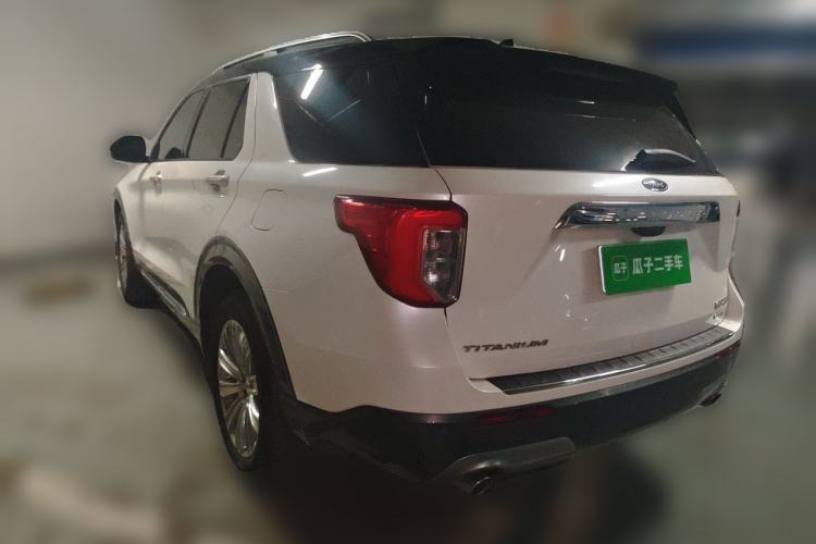 Used Ford Explorer 2020 EcoBoost 285 4x4 Titanium Edition 7-Seater Rear Left 45 Deg