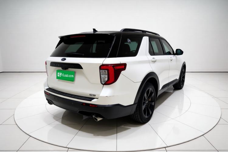 Used Ford Explorer 2020 EcoBoost 285 Four-Wheel Drive Sport Edition ST-LINE 7-Seater Rear Right 45 Deg
