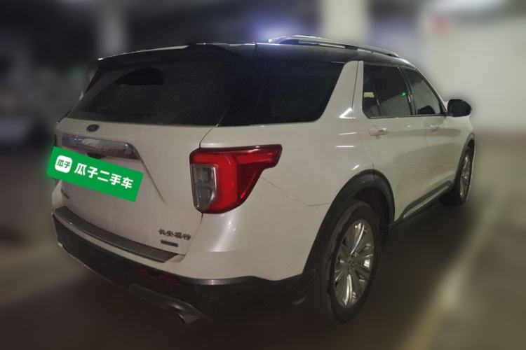 Used Ford Explorer 2020 EcoBoost 285 4x4 Titanium Edition 6 Seats Rear Right 45 Deg