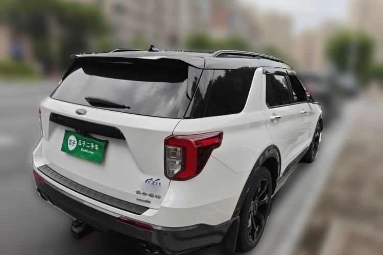 Used Ford Explorer 2020 EcoBoost 285 4x4 Sport Edition ST-LINE 6-Seater Rear Right 45 Deg