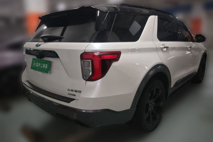Used Ford Explorer 2020 EcoBoost 285 Four-Wheel Drive Sport Edition ST-LINE 7-Seater Rear Right 45 Deg
