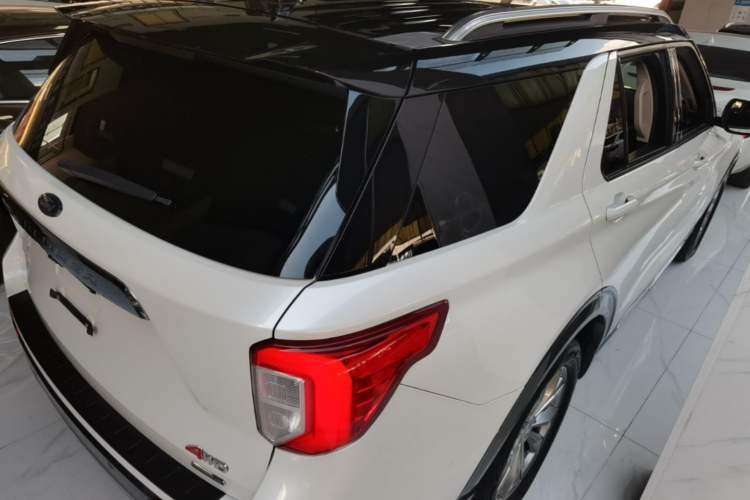 Used Ford Explorer 2020 EcoBoost 285 Four-Wheel Drive Trend Edition 6 Seats Rear Right 45 Deg