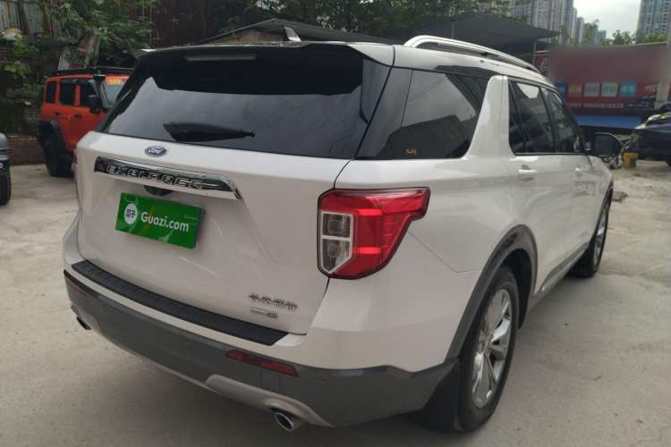 Used Ford Explorer 2020 EcoBoost 285 Rear-Drive Trend Edition 6 Seats Rear Right 45 Deg