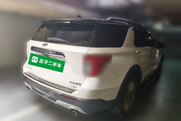 Used Ford Explorer 2020 EcoBoost 285 4x4 Titanium Edition 7-Seater Rear Right 45 Deg