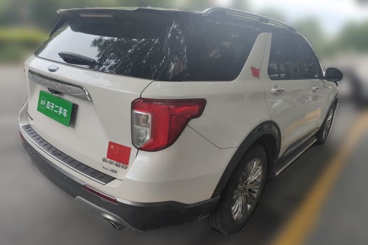 Used Ford Explorer 2020 EcoBoost 285 4x4 Titanium Edition 7-Seater Rear Right 45 Deg