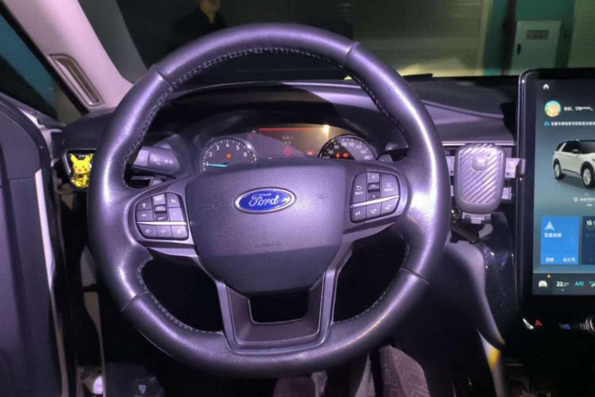 Used Ford Explorer 2020 EcoBoost 285 Four-Wheel Drive Trend Edition 6 Seats Steering Wheel