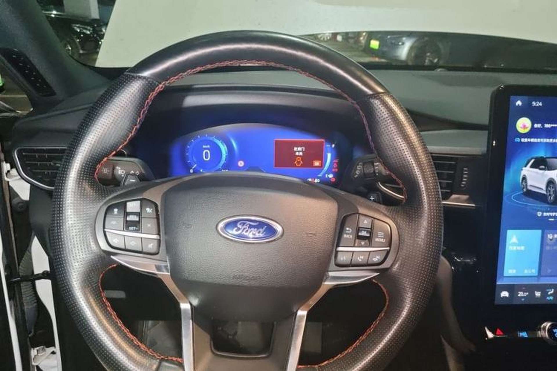 Used Ford Explorer 2020 EcoBoost 285 Four-Wheel Drive Sport Edition ST-LINE 7-Seater Steering Wheel