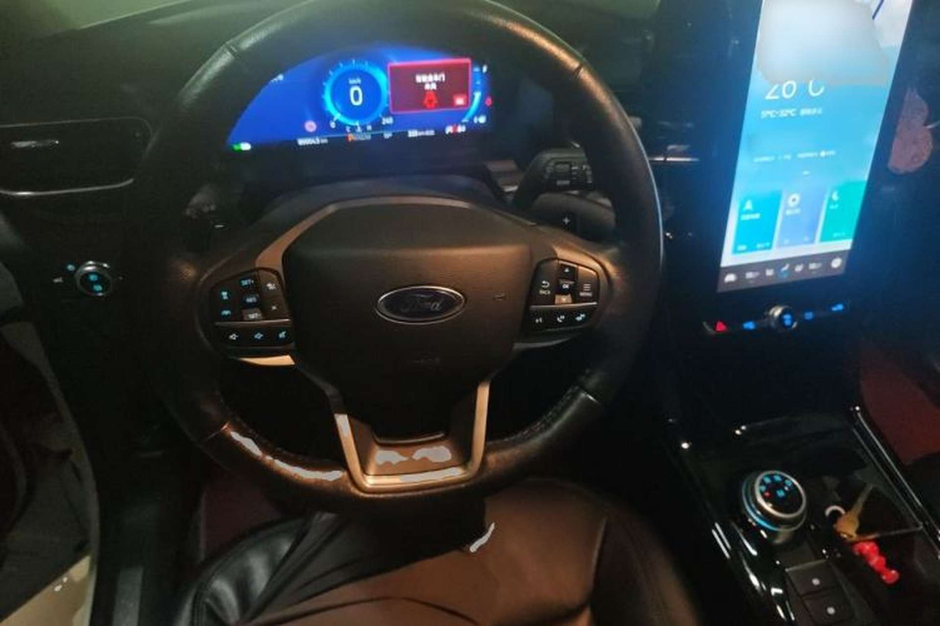 Used Ford Explorer 2020 EcoBoost 285 4x4 Titanium Edition 7-Seater Steering Wheel