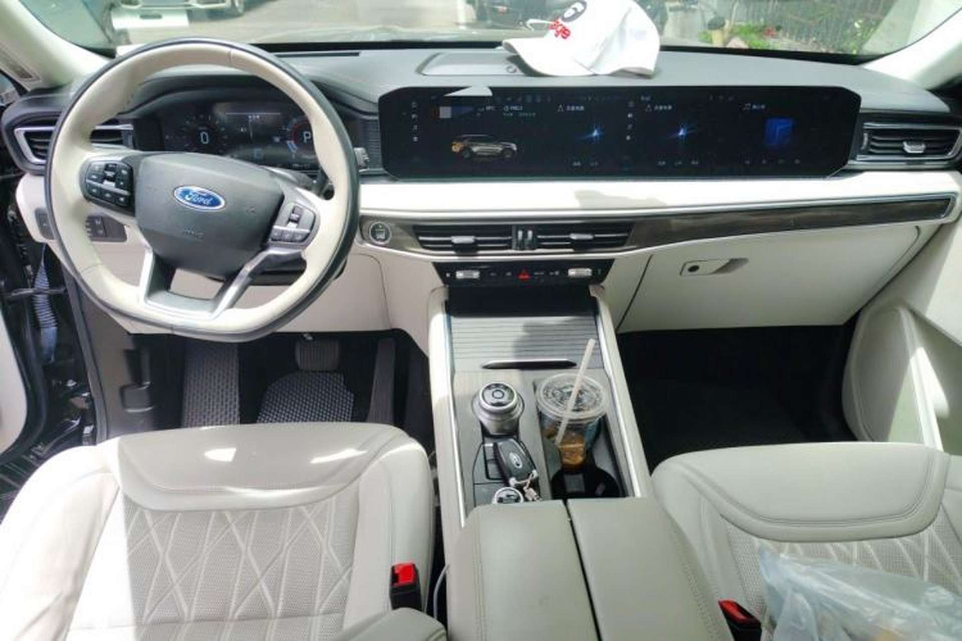 Used Ford Explorer 2023 EcoBoost 285 Four-Wheel Drive Red Gold Edition 6 Seats Center Console