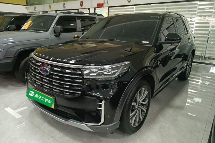 Used Ford Explorer 2023 EcoBoost 285 Four-Wheel Drive Titanium Edition 6 Seats Guazi used car, China used car export, Used car for sale, Used Ford cars, Cheapest cars for sale