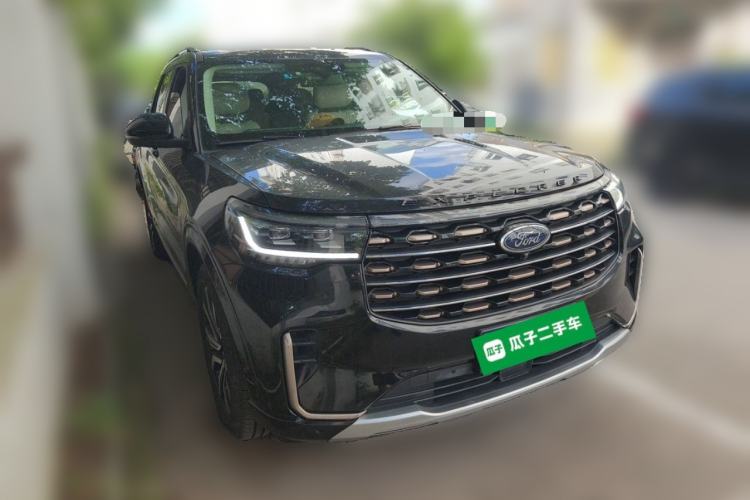 Used Ford Explorer 2023 EcoBoost 285 Four-Wheel Drive Red Gold Edition 6 Seats Front Right 45 Deg