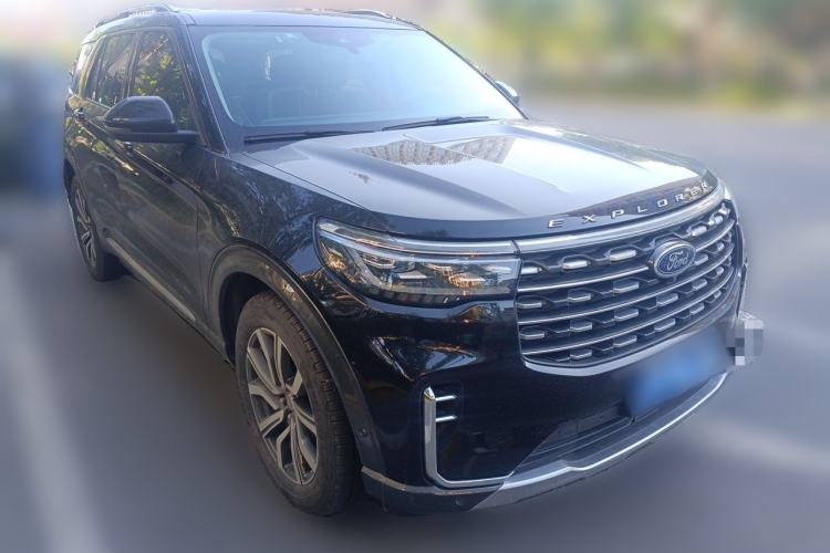 Used Ford Explorer 2023 EcoBoost 285 Four-Wheel Drive Titanium Edition 6 Seats Front Right 45 Deg