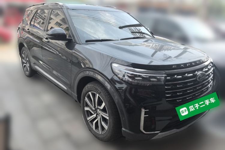 Used Ford Explorer 2023 EcoBoost 285 Four-Wheel Drive Titanium Edition 6 Seats Front Right 45 Deg