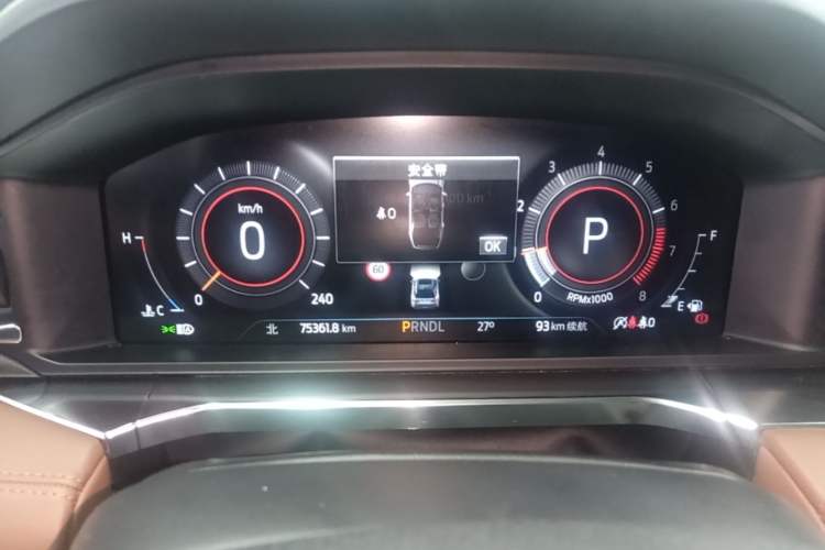 Used Ford Explorer 2023 EcoBoost 285 Four-Wheel Drive Titanium Edition 6 Seats Instrument Cluster
