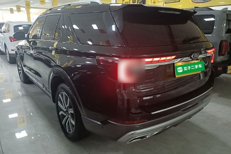 Used Ford Explorer 2023 EcoBoost 285 Four-Wheel Drive Titanium Edition 6 Seats Rear Left 45 Deg