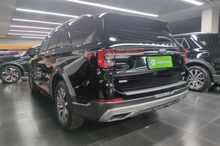 Used Ford Explorer 2023 EcoBoost 285 Four-Wheel Drive Titanium Edition 6 Seats Rear Left 45 Deg