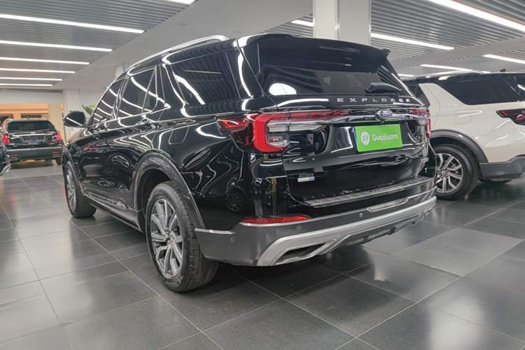 Used Ford Explorer 2023 EcoBoost 285 Four-Wheel Drive Titanium Edition 6 Seats Rear Left 45 Deg