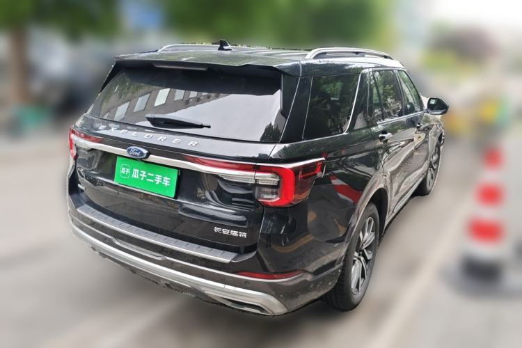 Used Ford Explorer 2023 EcoBoost 285 Four-Wheel Drive Titanium Edition 6 Seats Rear Right 45 Deg