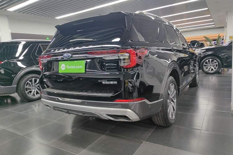 Used Ford Explorer 2023 EcoBoost 285 Four-Wheel Drive Titanium Edition 6 Seats Rear Right 45 Deg