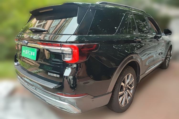 Used Ford Explorer 2023 EcoBoost 285 Four-Wheel Drive Titanium Edition 6 Seats Rear Right 45 Deg