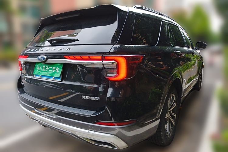 Used Ford Explorer 2023 EcoBoost 285 4x4 Trend Plus Edition 6 Seats Rear Right 45 Deg
