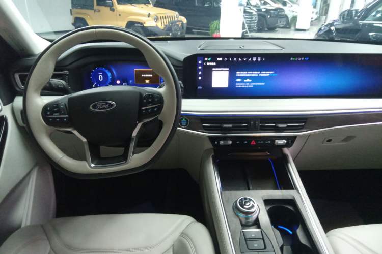 Used Ford Explorer 2023 EcoBoost 285 Four-Wheel Drive Red Gold Edition 6 Seats Steering Wheel