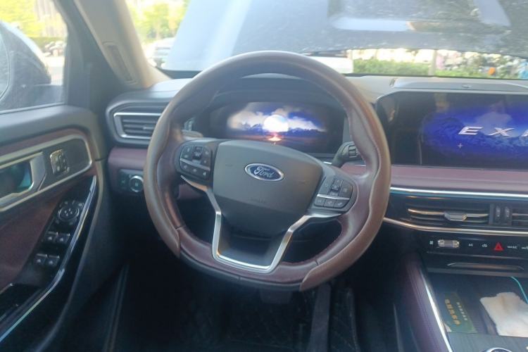Used Ford Explorer 2023 EcoBoost 285 Four-Wheel Drive Titanium Edition 6 Seats Steering Wheel
